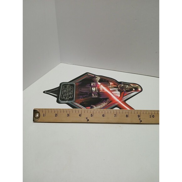 Star Wars Darth Vader 12" Diamond Blaster Gun Die Cut Metal Sign Man Cave Art - Picture 3 of 3